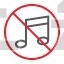 No music