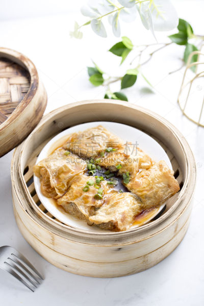 美食系列写实港式茶点小吃