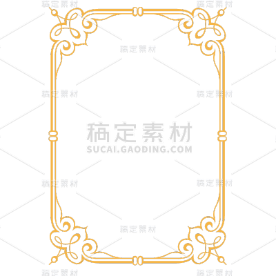 手绘-欧式边框元素