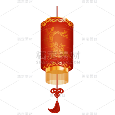 中国风喜庆新春红色灯笼新年元素4