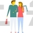 Husband and Wife Shopping