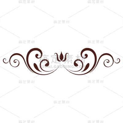 扁平风-欧式花纹