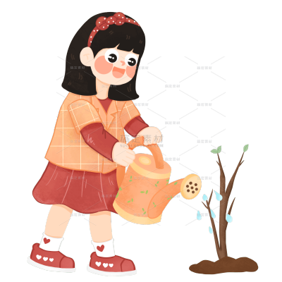 植树节大尺寸贴纸1