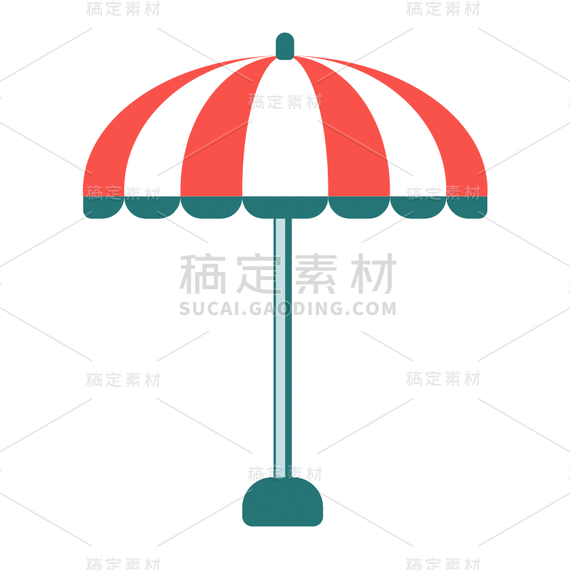 SVG-旅行类-防晒伞