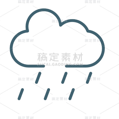 矢量-简约气象天气元素贴纸14