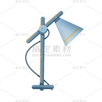 手绘风-生活用品-台灯