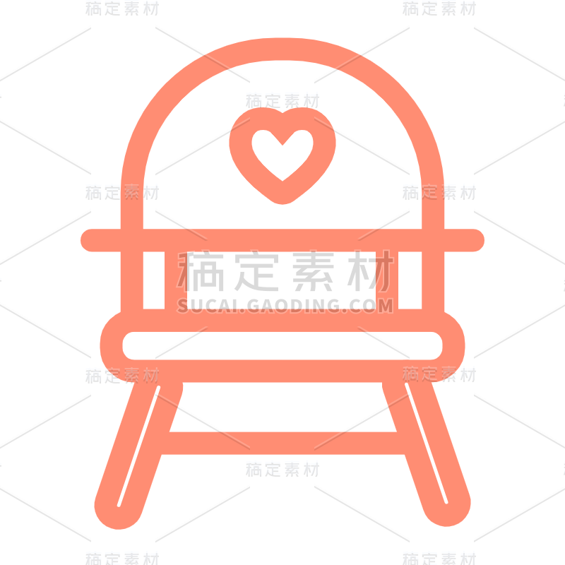 ICON-母婴icon-SVG-儿童椅