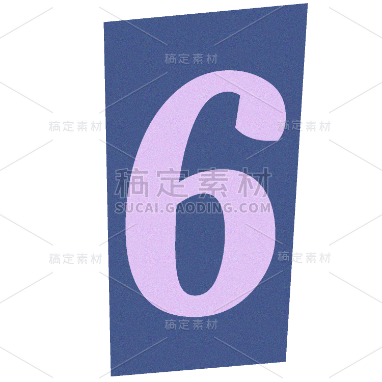 Number Sticker