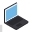 Laptop, Screen, Device, View, Isometric, Grid, 3d