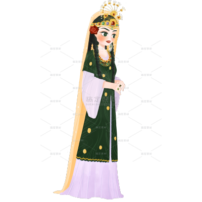 少数民族高质量人物插画