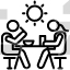 Couple Having Lunch