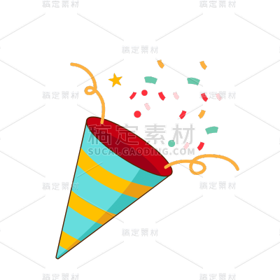 手绘-【微商】-生日祝福01-礼花