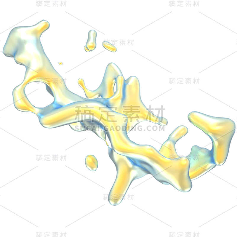 3D-酸性风液体贴纸5