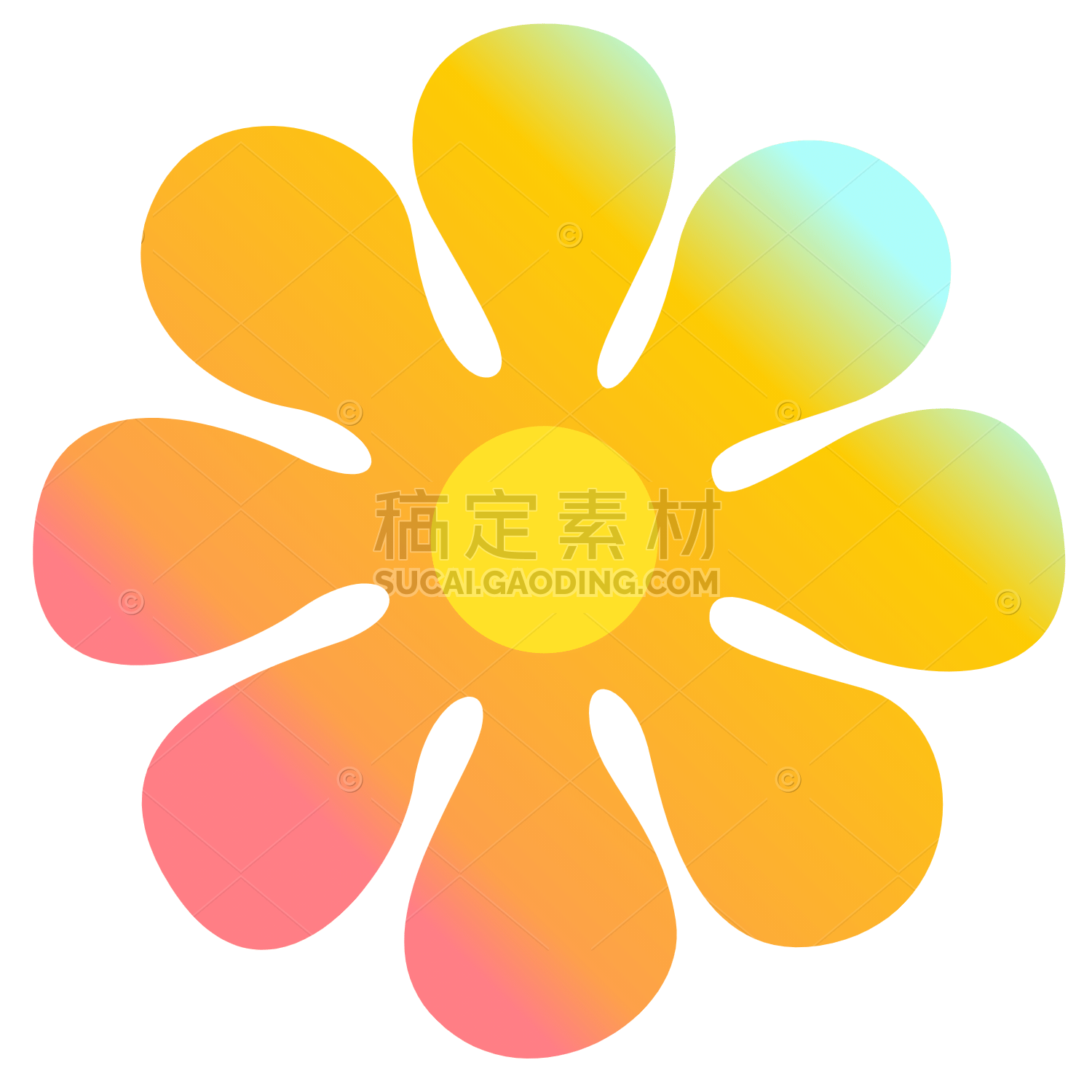 Flower Sticker