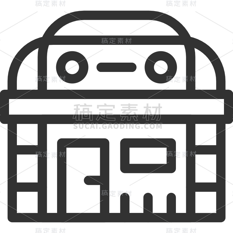 ICON-矢量房屋楼房建筑图标12