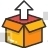 Out Arrow with Box