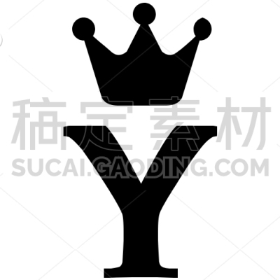 Royal, Alphabet, Crown, Letter, English, Y