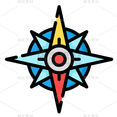 ICON-矢量定位位置图标8