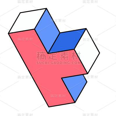 手绘-俄罗斯方块贴纸SVG-3