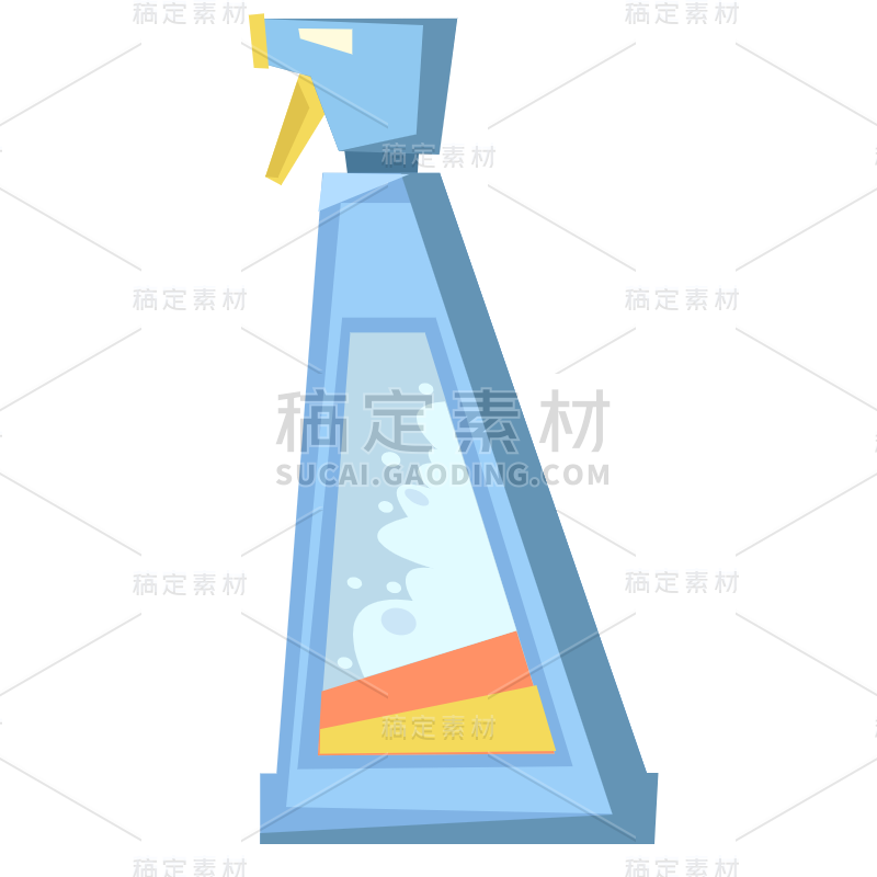 插画-生活清洁主题贴纸-清洁剂_画板 1.svg