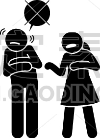 avoid talking