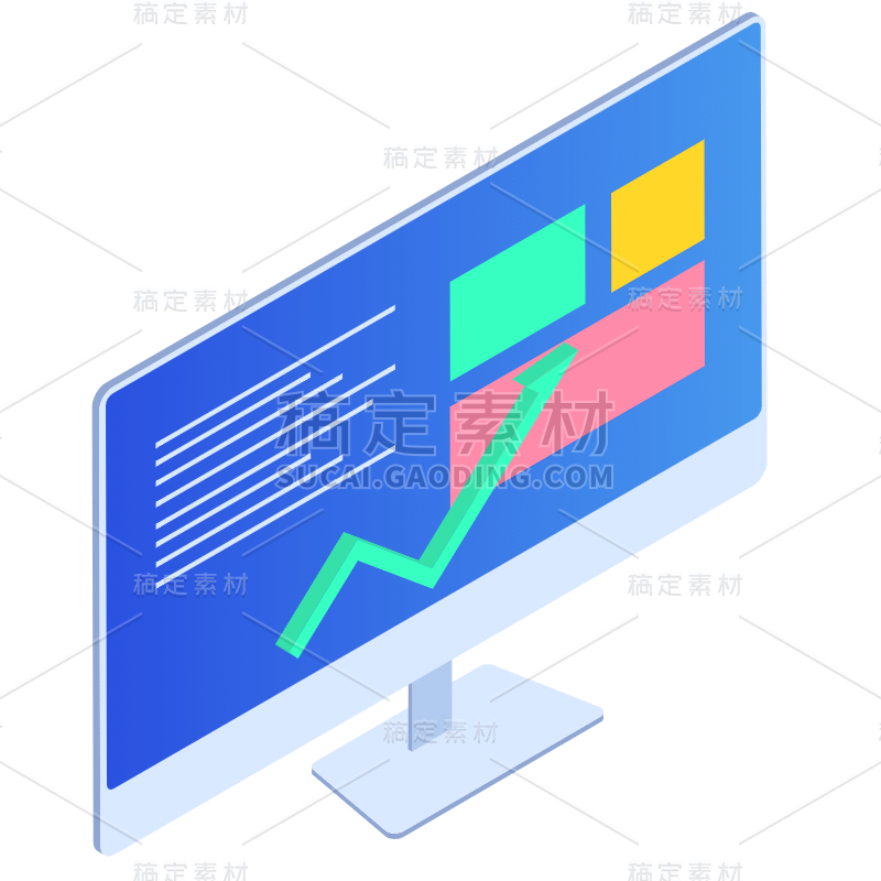 2.5D-电子产品贴纸-SVG-显示器