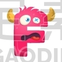 Letter F Monster