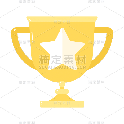 扁平风喜报元素装饰贴纸19
