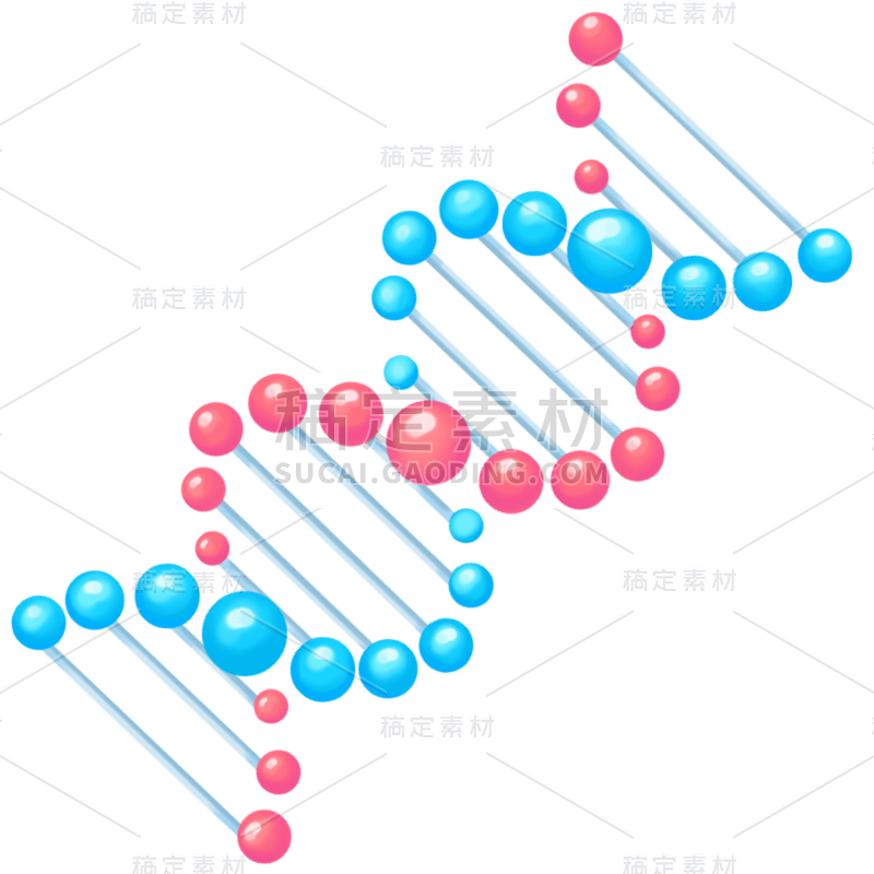 手绘-初高中课程辅导贴纸-DNA