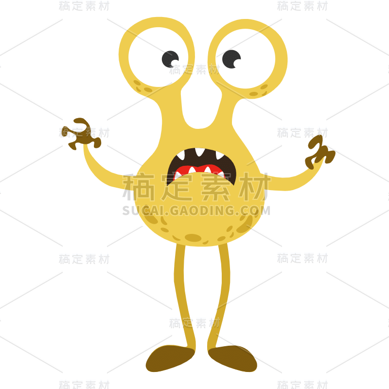 SVG-怪兽贴纸2