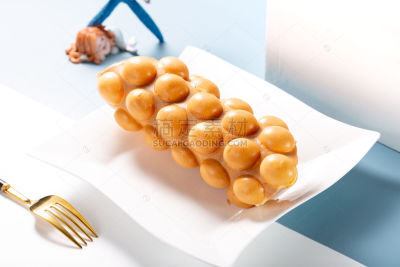 美食系列写实港式茶点小吃鸡蛋仔
