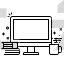Personal, Desk, Computer, System, Coffee, Mug, Books