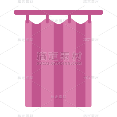 矢量风生活用品icon-窗帘.svg