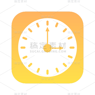 ICON-扁平APPicon-时钟