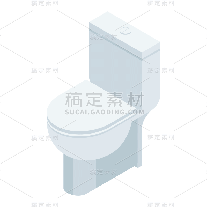 SVG-家居主题-卫浴用品-马桶