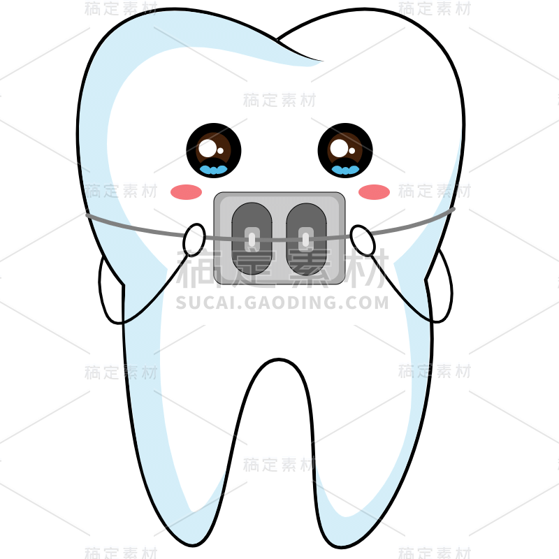 口腔健康业贴纸2