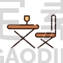 table and chair