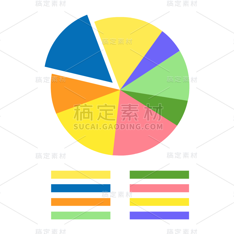 手绘-金融理财主题贴纸套系