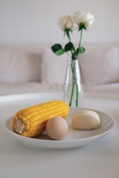 美味营养早餐摄影图