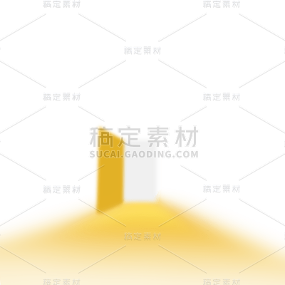 简约光线光影装饰元素贴纸3