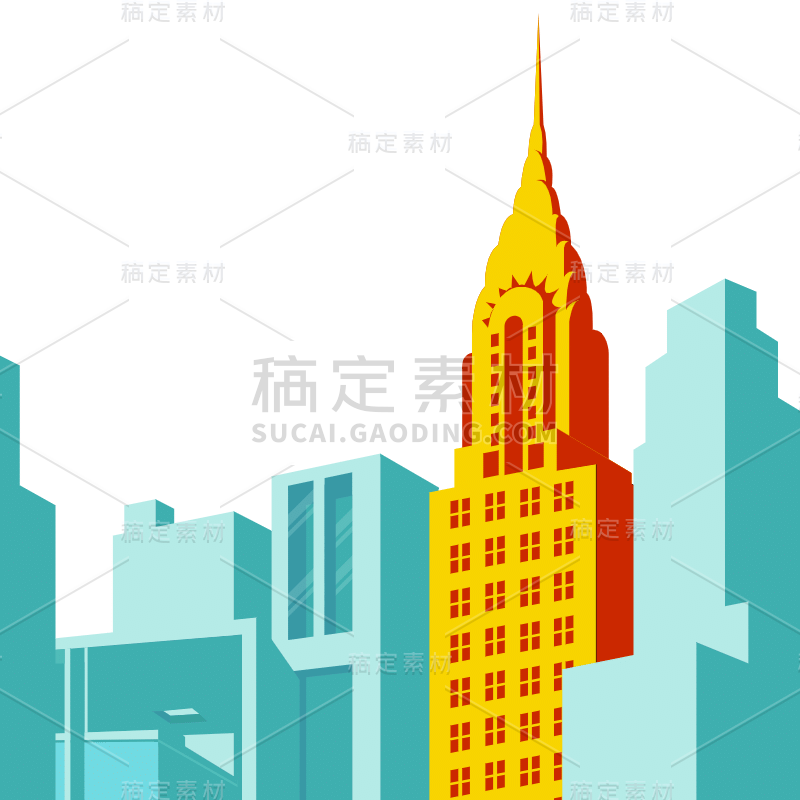 SVG-楼房贴纸