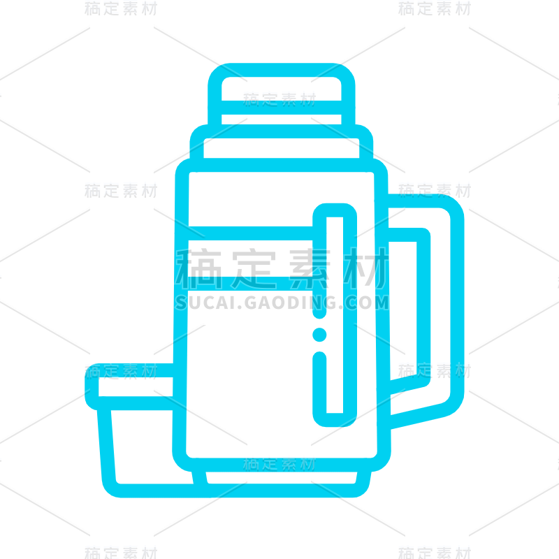 icon-开学季氛围元素-热水壶