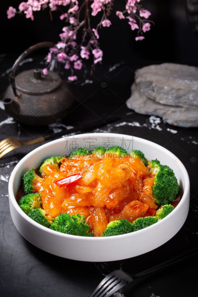 美食系列写实火锅食材