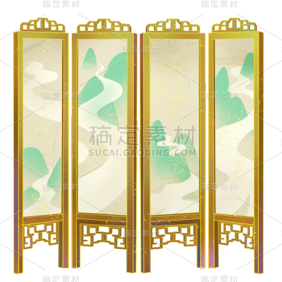 中国风-家具用品-屏风