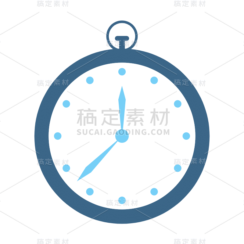 ICON-扁平矢量钟表元素-SVG14