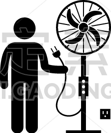 unplug table fan