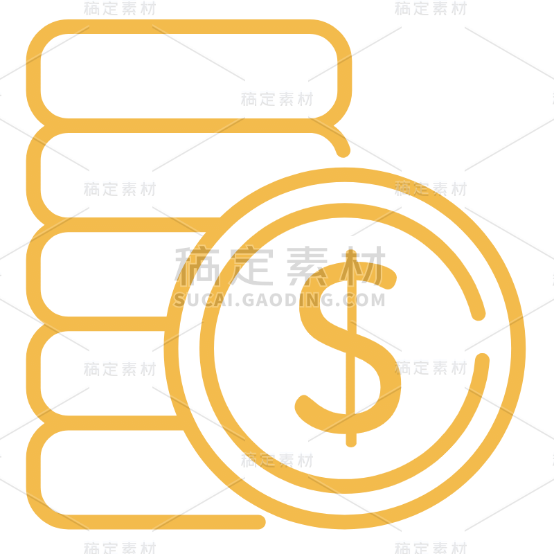 ICON-理财商务金融图标-金币5