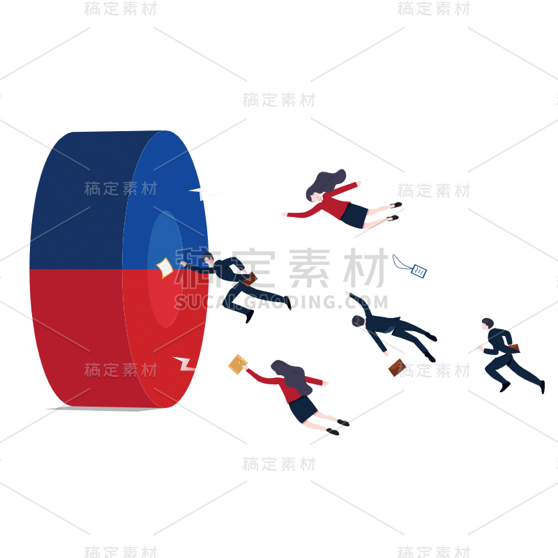 SVG-招聘元素组合贴纸1