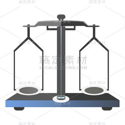 手绘-初高中课程辅导贴纸-天平秤