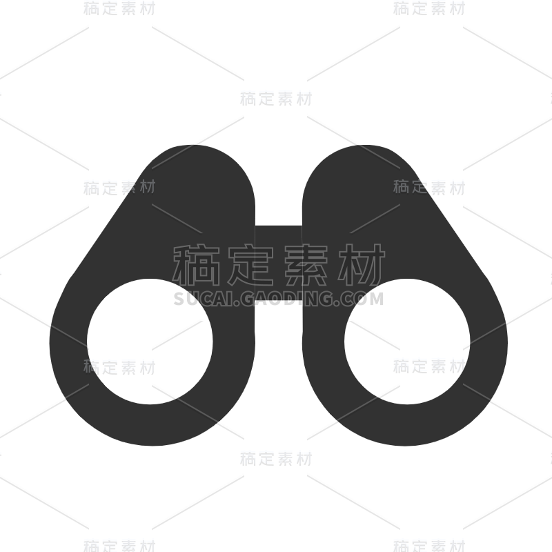 扁平-露营氛围iocn-望远镜
